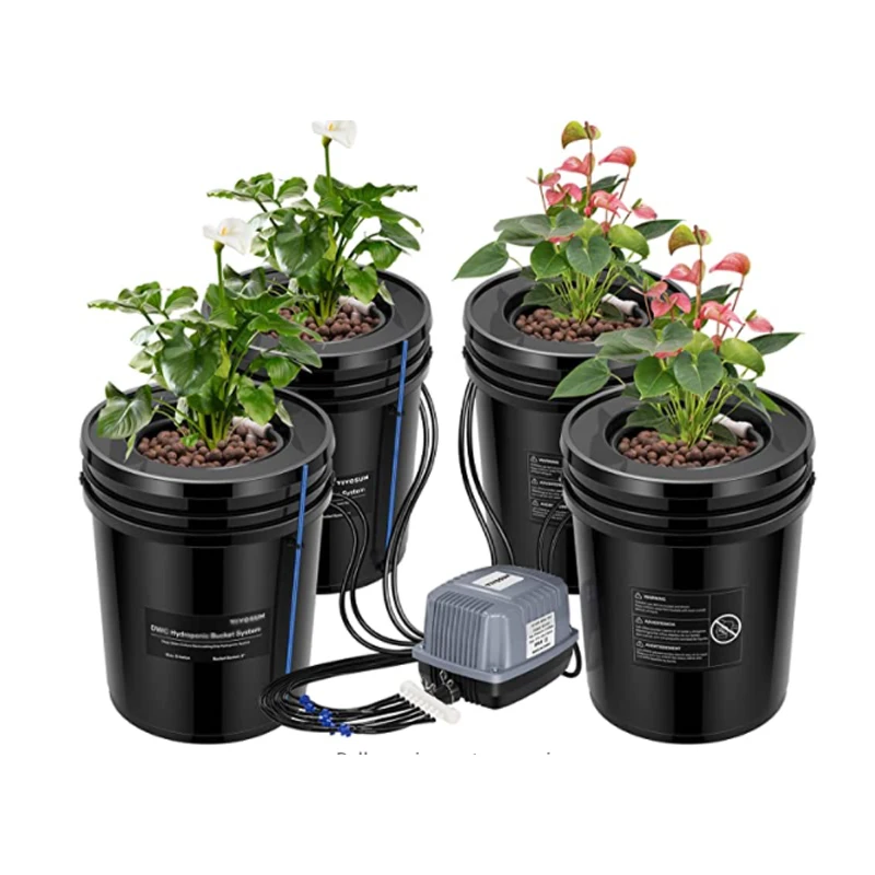 

4 bucket rdwc dutch bucket hydroponic system