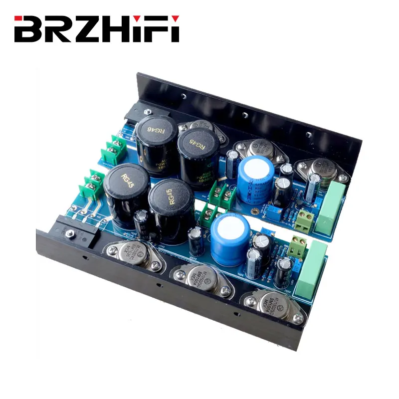 

BRZHIFI A6 HD1969 Power Enhanced Version Class A Power Amplifier Board A Pair Hi-End ON Tube VISHAY MKT Capacitor