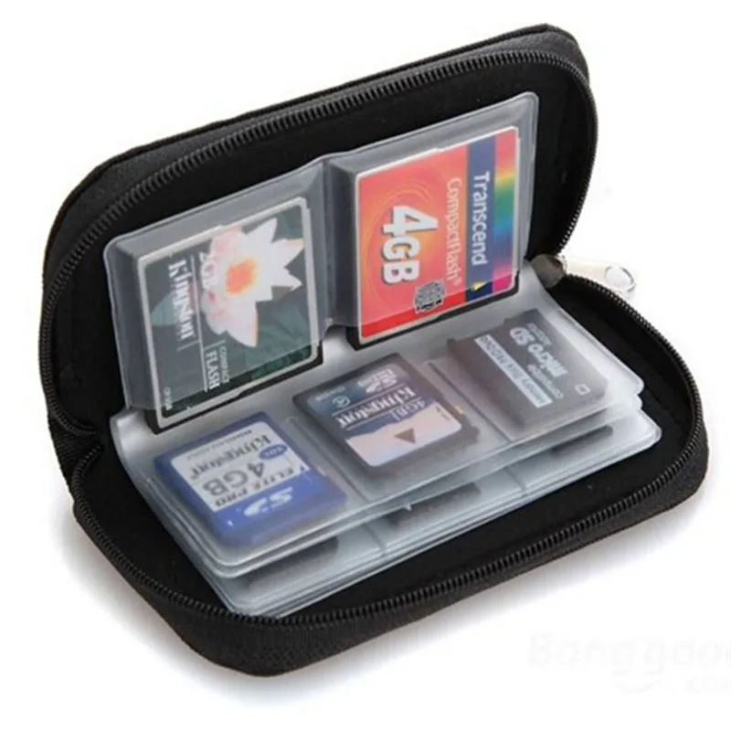 Сумка для хранения карт памяти флэш-сумка CF/SD/Micro SD/SDHC/MS/DS коробка сбора
