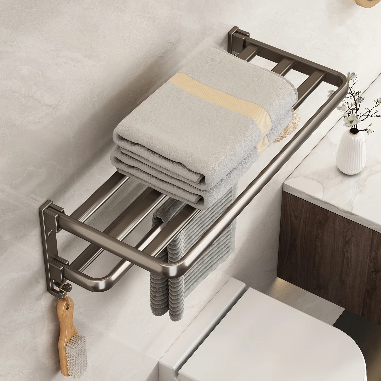 Складная вешалка для полотенец из Алюминиевого сплава