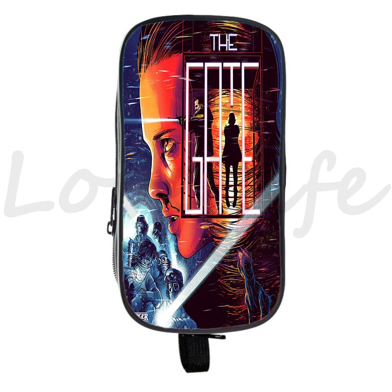 

Stranger Things 4 Pencil Case Double Layer Pencil Bag kids School Supplies Zipper Stationery Bag boys girls Students Pen Case