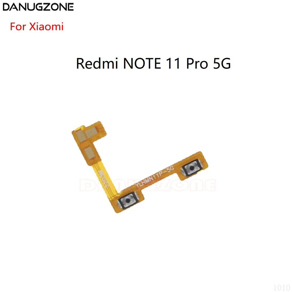 Volume Button Switch Mute On / Off Flex Cable For Xiaomi Redmi NOTE 11 Pro 5G