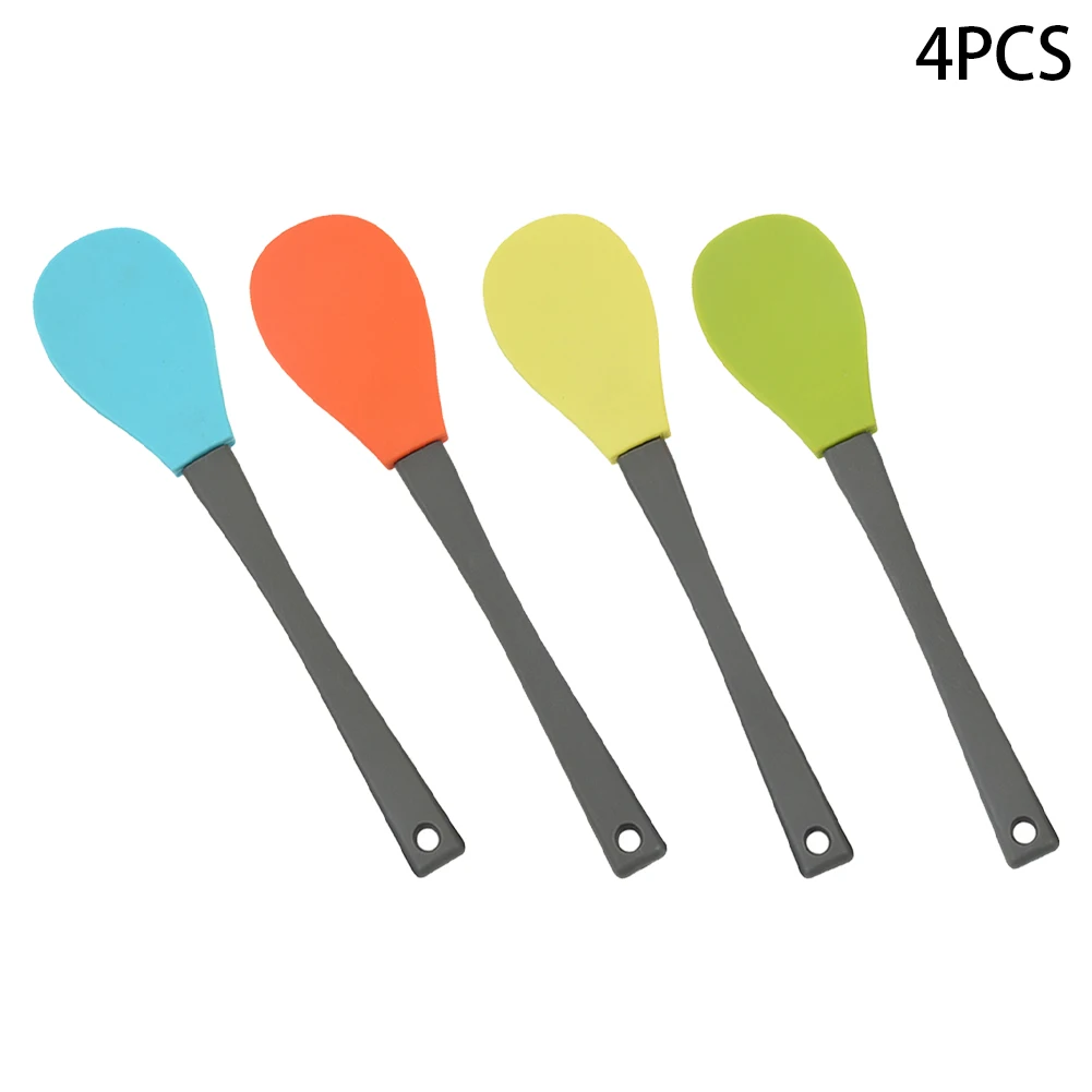 

4 шт., антипригарная силиконовая ложка для выпечки