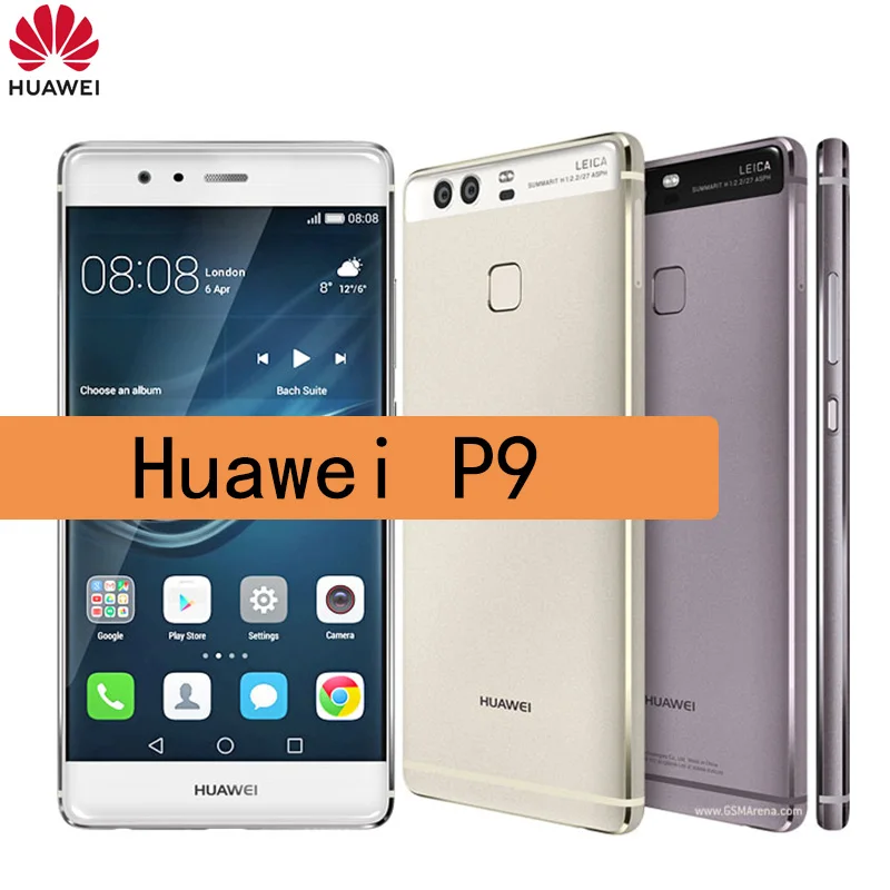 

HuaWei P9 smartphone 3GB RAM 32GB ROM Kirin 955 Android 6.0 5.5" 3000mAh Android mobile phone