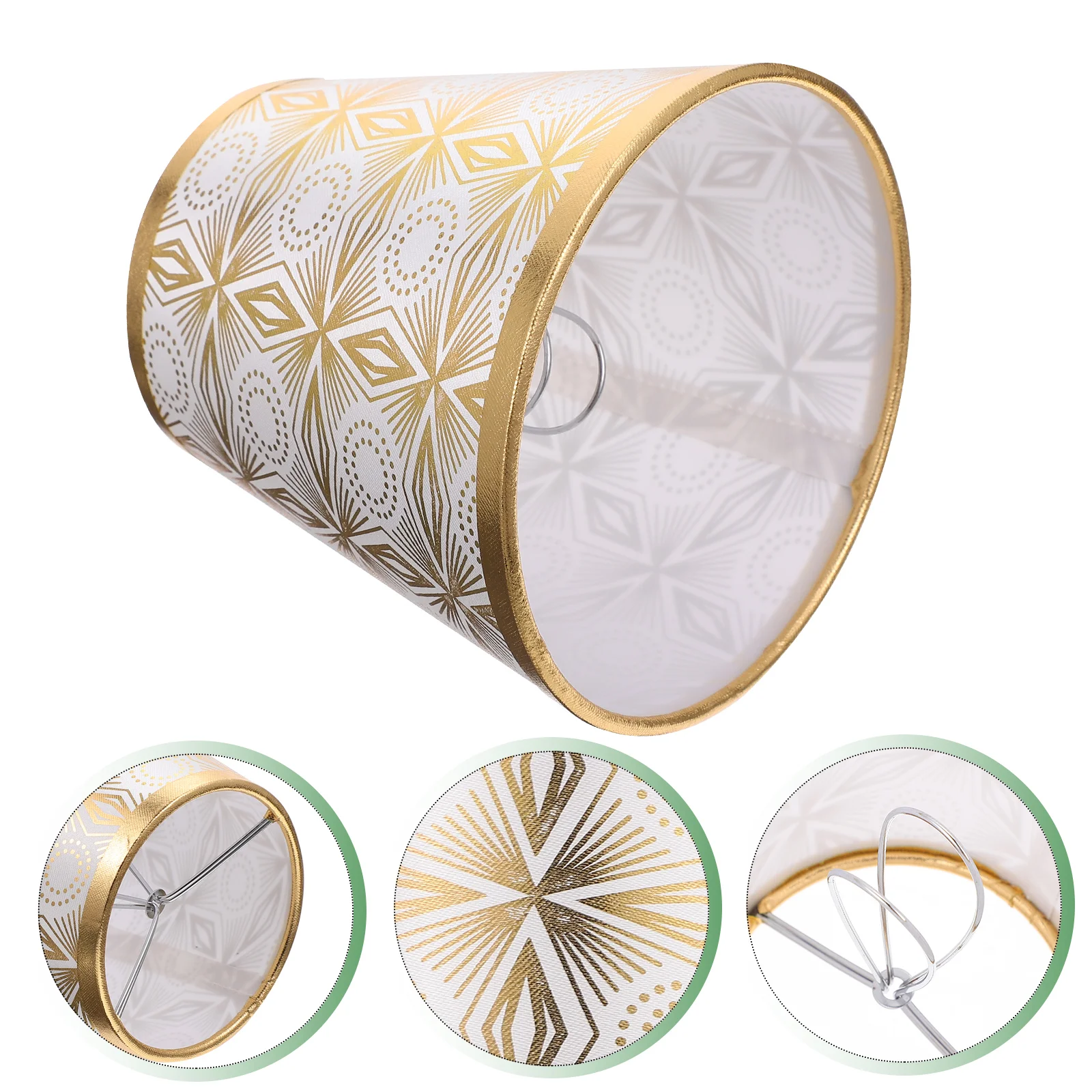 

Clip Bulb Lampshade Home Cloth Durable Simple Modern Boho Decor Decorative Retro Wall Lights Creative Accessory