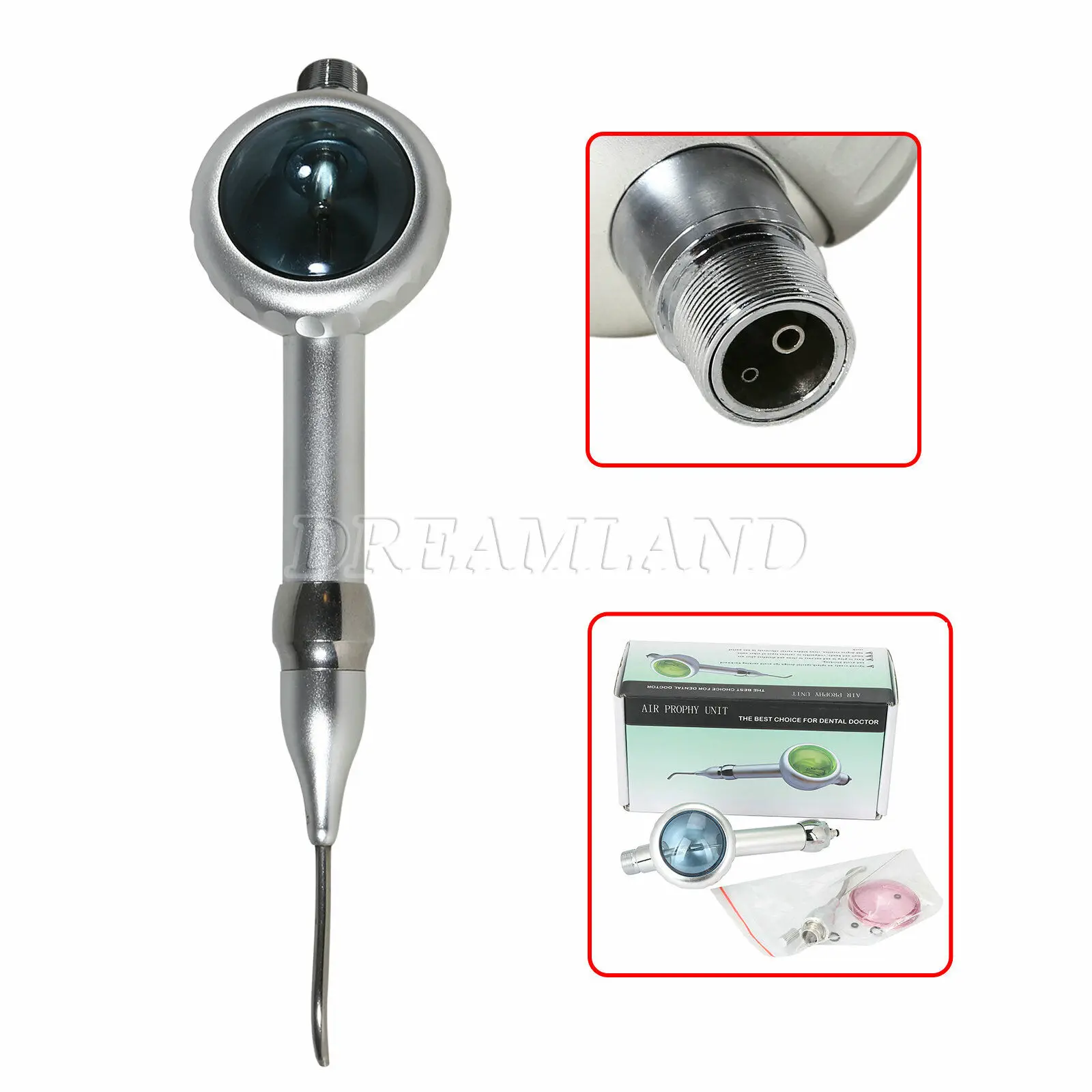 

Dental Air Flow Teeth Polishing Polisher Handpiece Hygiene Prophy Jet 2Hole Tip