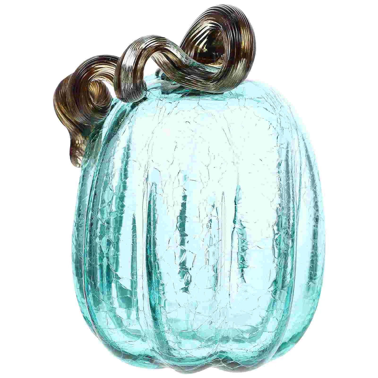 

Pumpkin Decor Pumpkins Figurines Thanksgiving Fall Glass Pumpkin Fall Pumpkins For Decorating