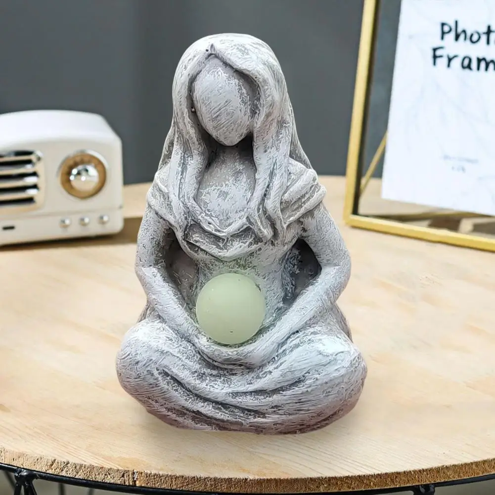 Статуя мирной богини из смолы скульптура Луны для дома офиса Декор Настольная