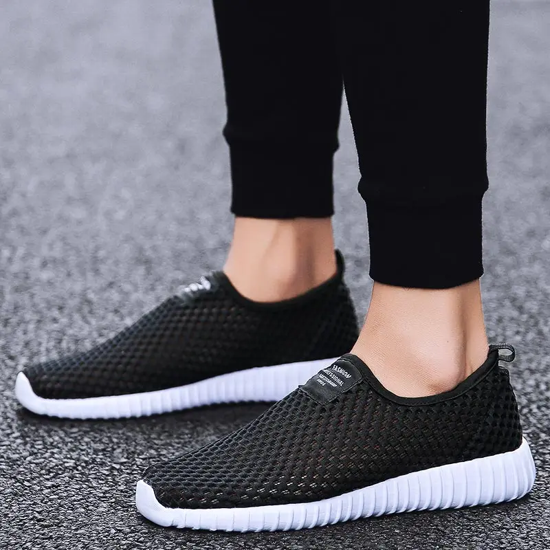 

High Tops Sneakers Black 37 Slip-Ons Shoes Men Sport Air Pillow Running Man Running Snekers High Sports Shoes Men Basket