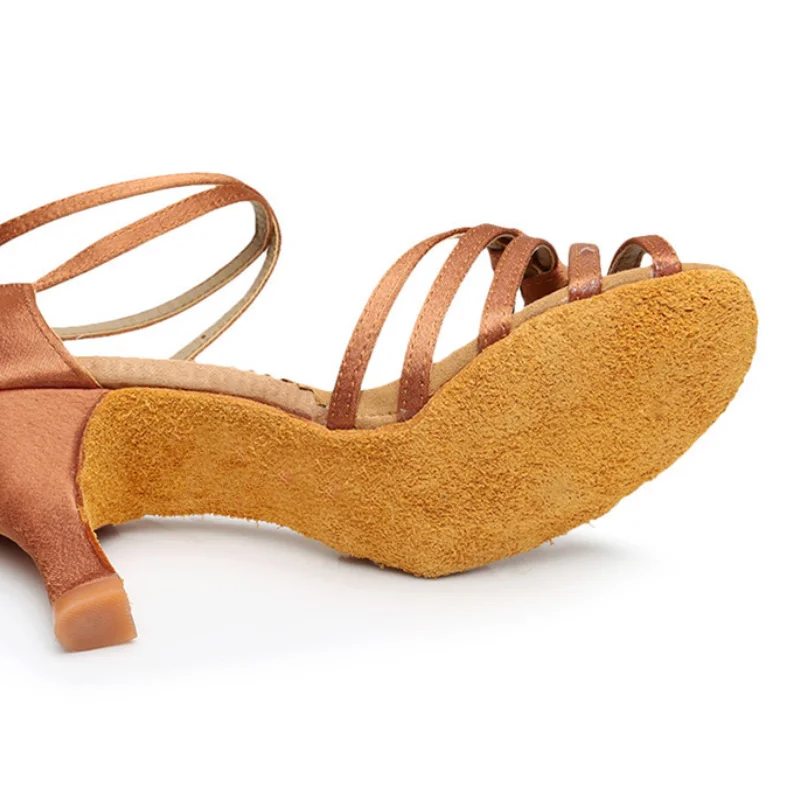 New Latin Dance Shoes Women Ballroom High Heel 5/7CM Dance Shoes Soft Sole Tango Salsa Party Shoes Ladies/Girls Party Shoes