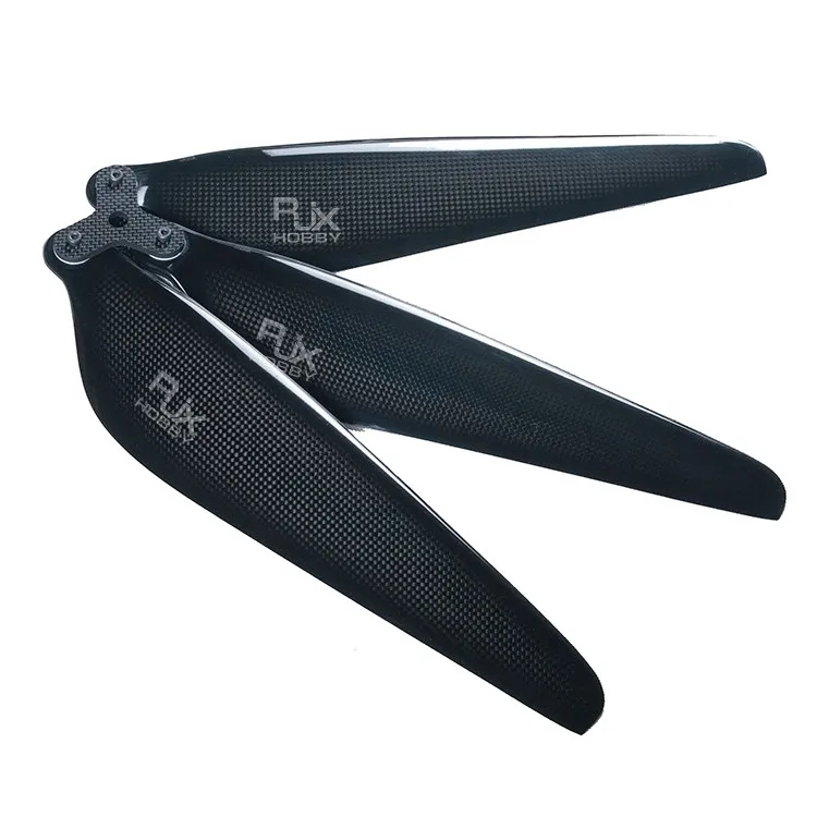 Складной пропеллер RJX из углеродного волокна с 3 лопастями для беспилотного