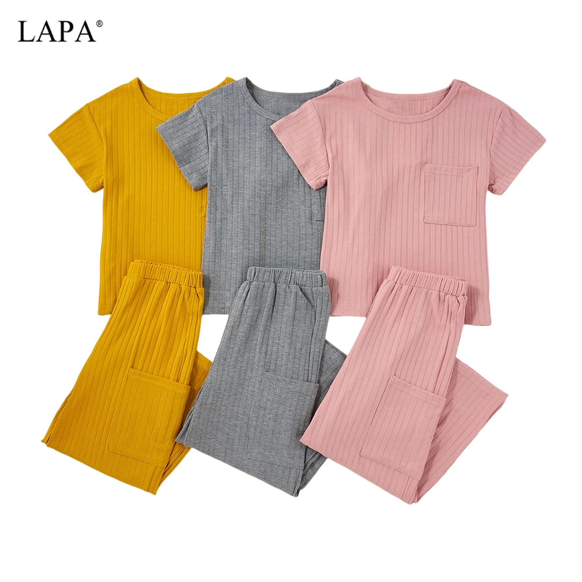 

Юбка для девочек, яркий летний наряд, брюки с круглым вырезом и коротким рукавом, комплект повседневной детской одежды