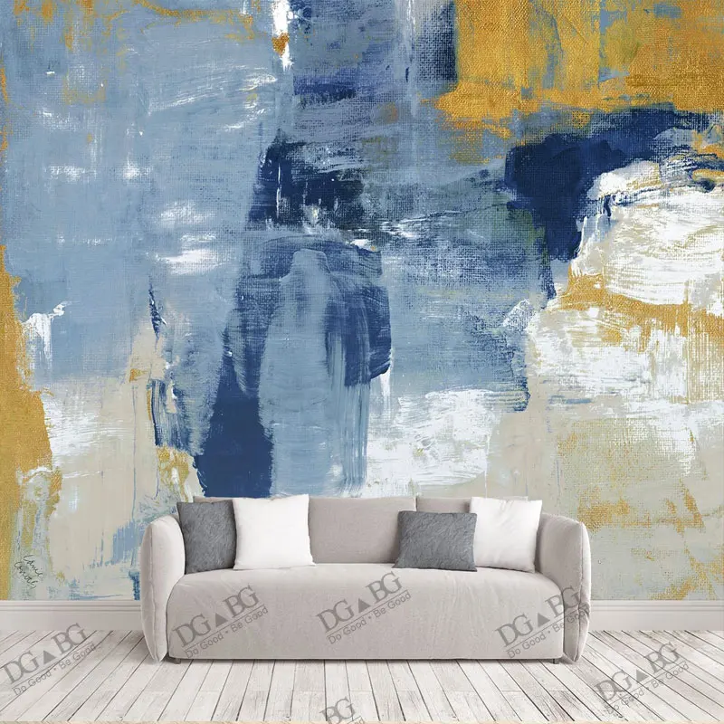 

Abstract Wallpaper Bedroom Background Large Wall Mural Living Room Oil Painting Custom Photo Fabric Textile Wallcovering Nature