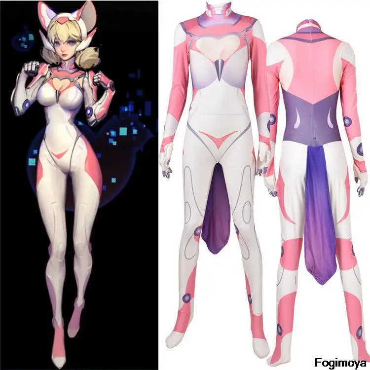 

Daji Fox Cosplay Costume Animal Game Honor Of Kings Superhero Halloween Bodysuit Adults Second Skin Suit Lycra
