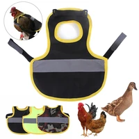 chicken reflective vest new products for pet vest pet clothes polyester chicken duck goose chest back clothing farm supplies