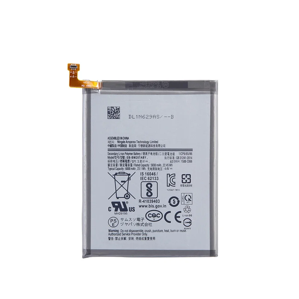 Фото Совершенно новый сменный аккумулятор EB-BM207ABY 6000 мАч для samsung galaxy m30s m307, аккумуляторы, быстрая доставка + инструменты №2