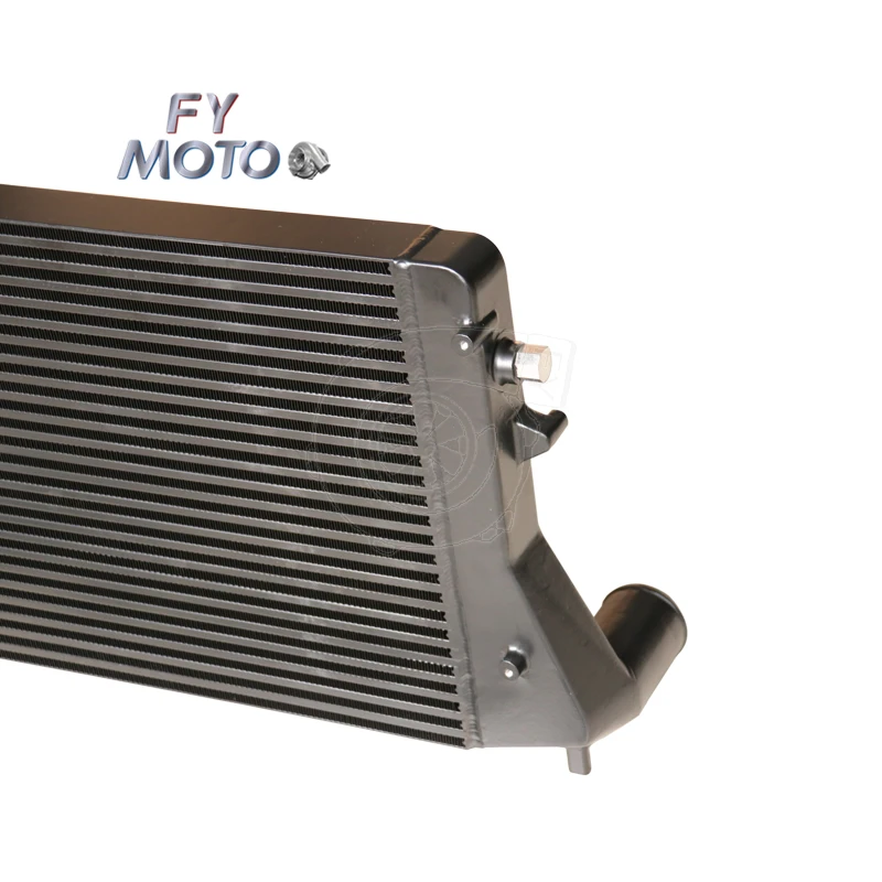Фото Для VW Golf GTI 2.0 FSI TSI MK5 MK6 / Audi A3 2006-2010 годов выпуска, черный комплект интеркулера, тип Bar&Plate, размер сердечника 600*415*65 мм №4