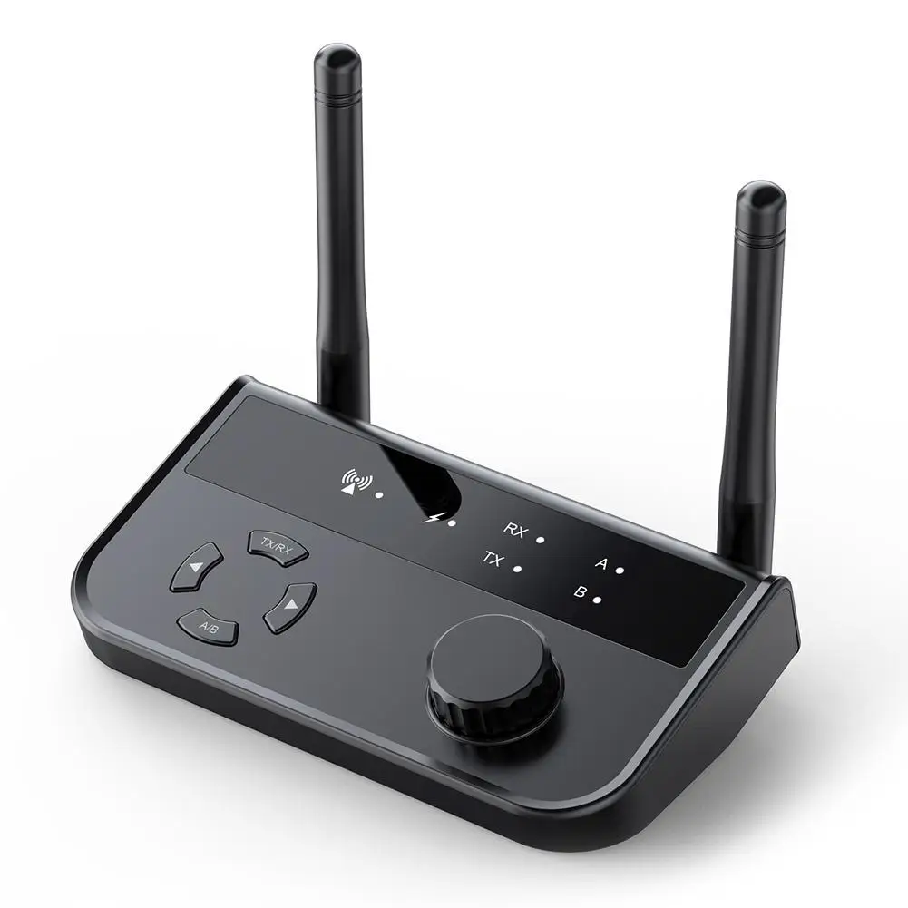 

2 IN 1 Bluetooth 5.3 Audio Transmitter Receiver Multipoint Connect 3.5mm AUX 2 RCA Stereo Music Wireless Adapter Dongle
