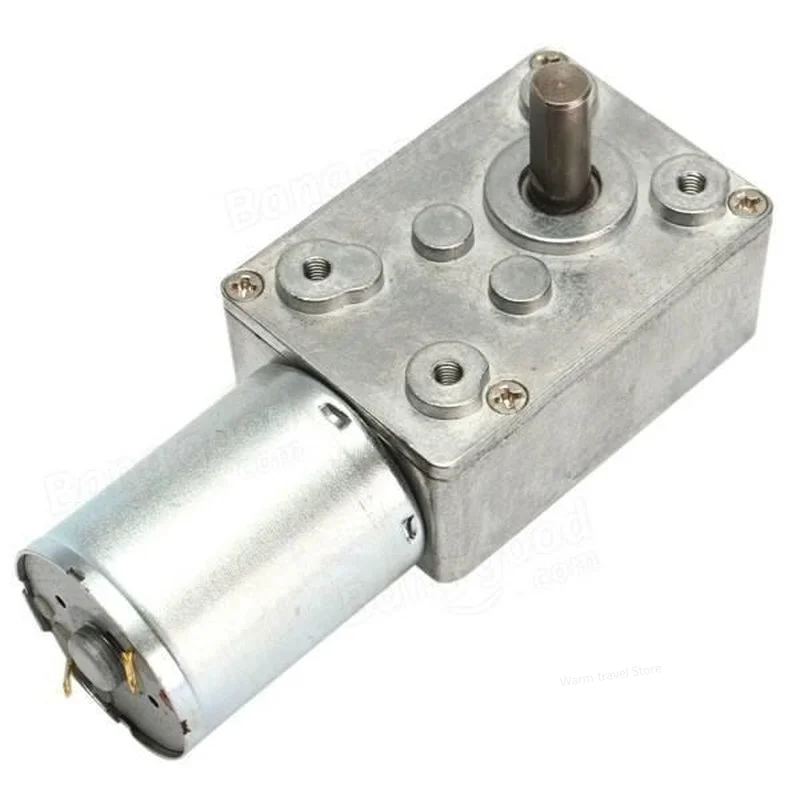 

JGY370 DC6V 12V 24V 2 RPM To 150 RPM High Torque Speed Reducer Metal Worm Gear Box Motors Reversible Low Speed Worm Gear Motor