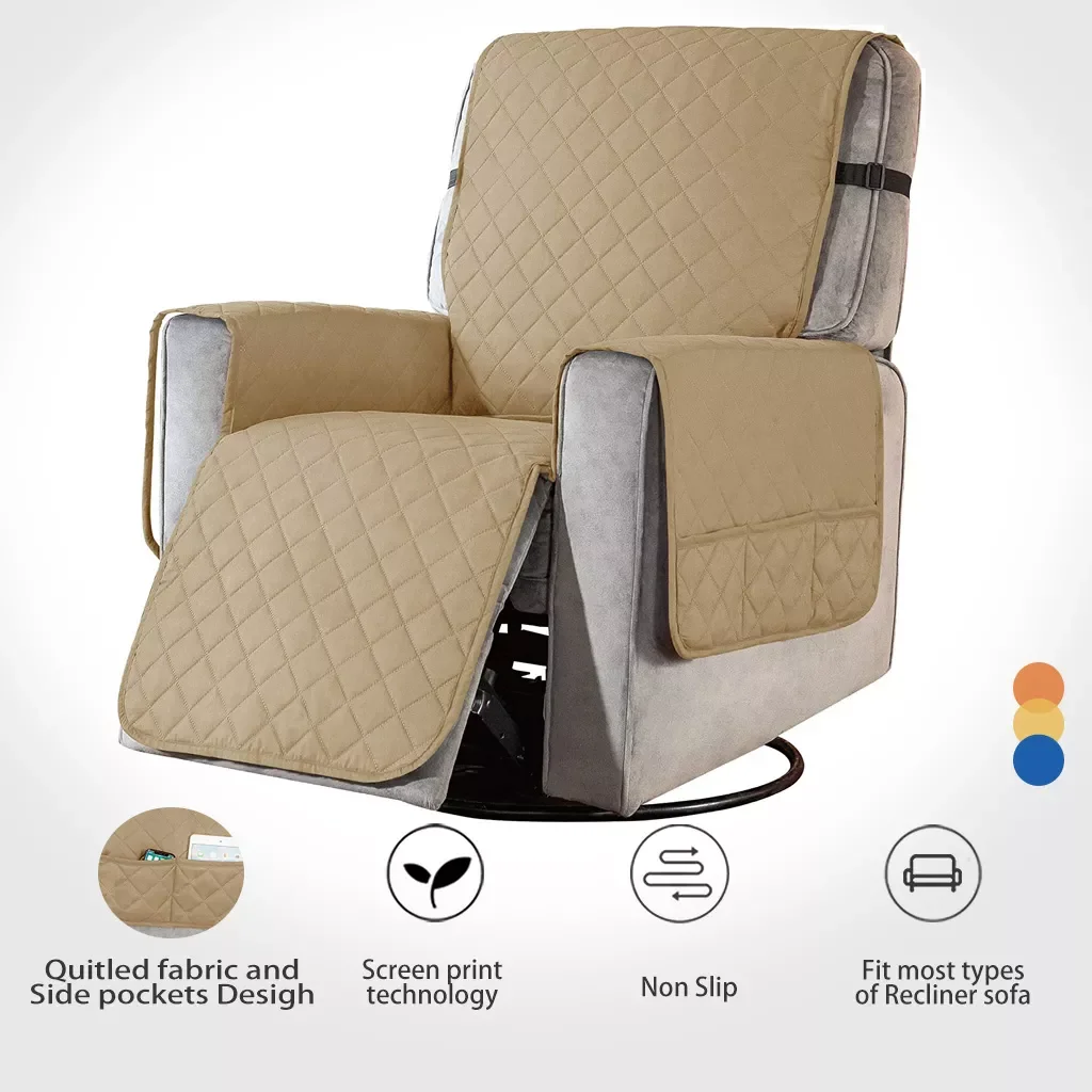 

Sofa Cover for Recliner S/L Pet Dog Kids Quilted Sofa Mat Sofa Towel Armchair Sofa Cover Anti-Slip housse de canape inclinable