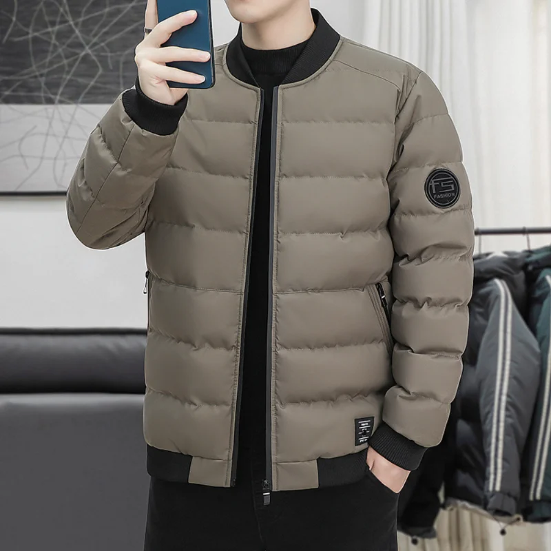 Men Autumn Winter Bomber Jacket Men Keep Warm Thicken Coats 