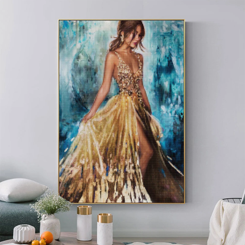 5D алмазная живопись сделай сам красивая девушка полная вышивка Алмазная мозаика