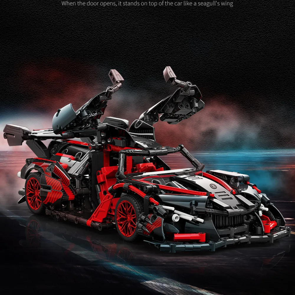 

Technical Ideas Famous Racing Car Assembly Building Blocks Expert Speed Vehicle Model Bricks Moc Toys for Boys Holiday Gifts