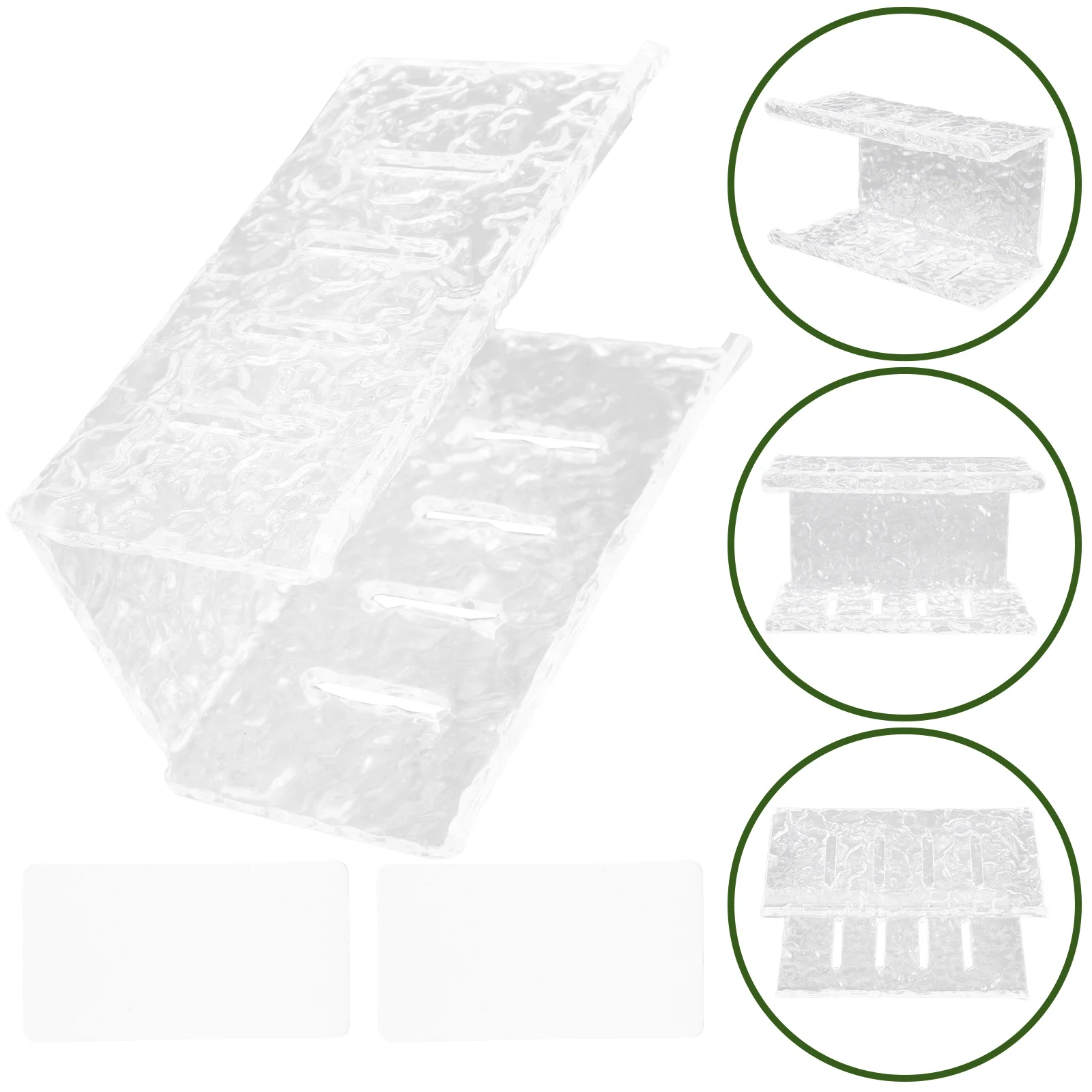 

Acrylic Soap Rack Bathroom Soap Rack Double-layer Soap Tray Wall-mounted Soap Bar Holder For Shower Wall
