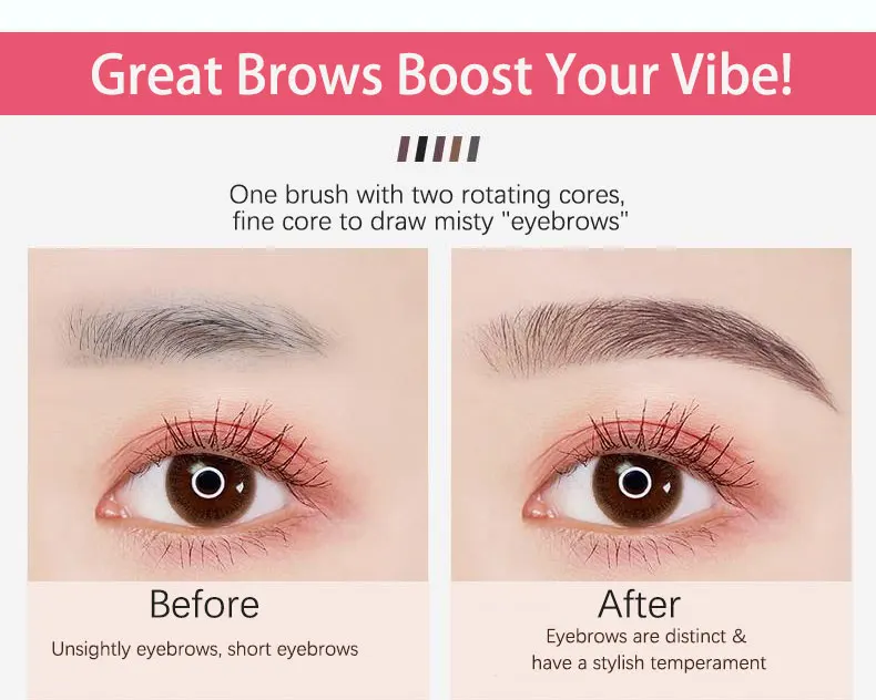 1 шт. маркер для бровей с ультратонкой головкой сигаретный пепел натуральная