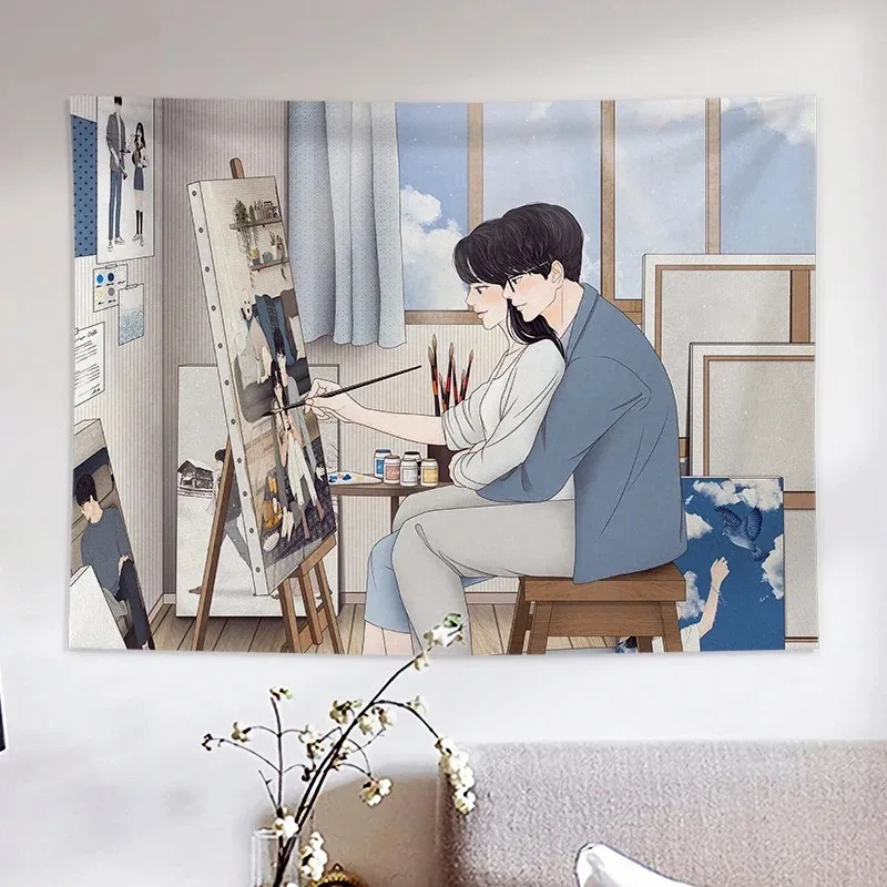 Парный гобелен Sweet Life для офиса гостиной домашний Настенный декор