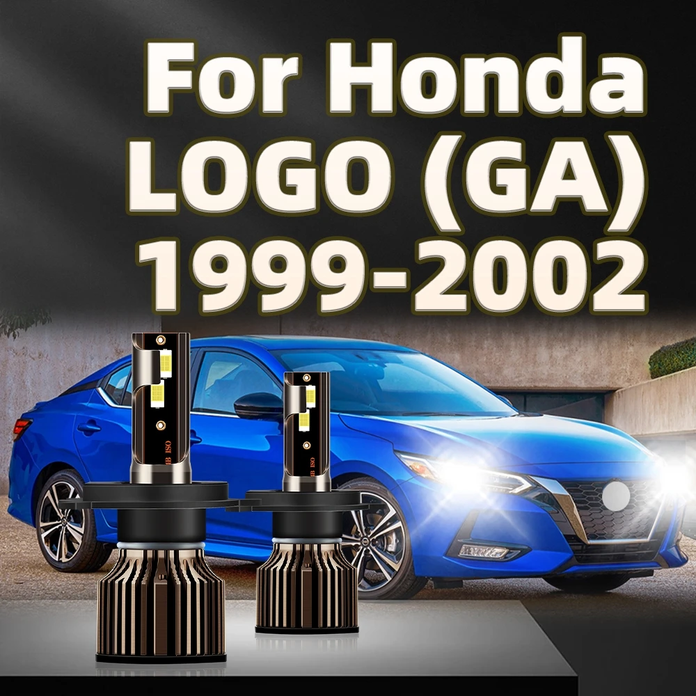 

2 шт., автомобильные лампы 6000K H4 1999 лм