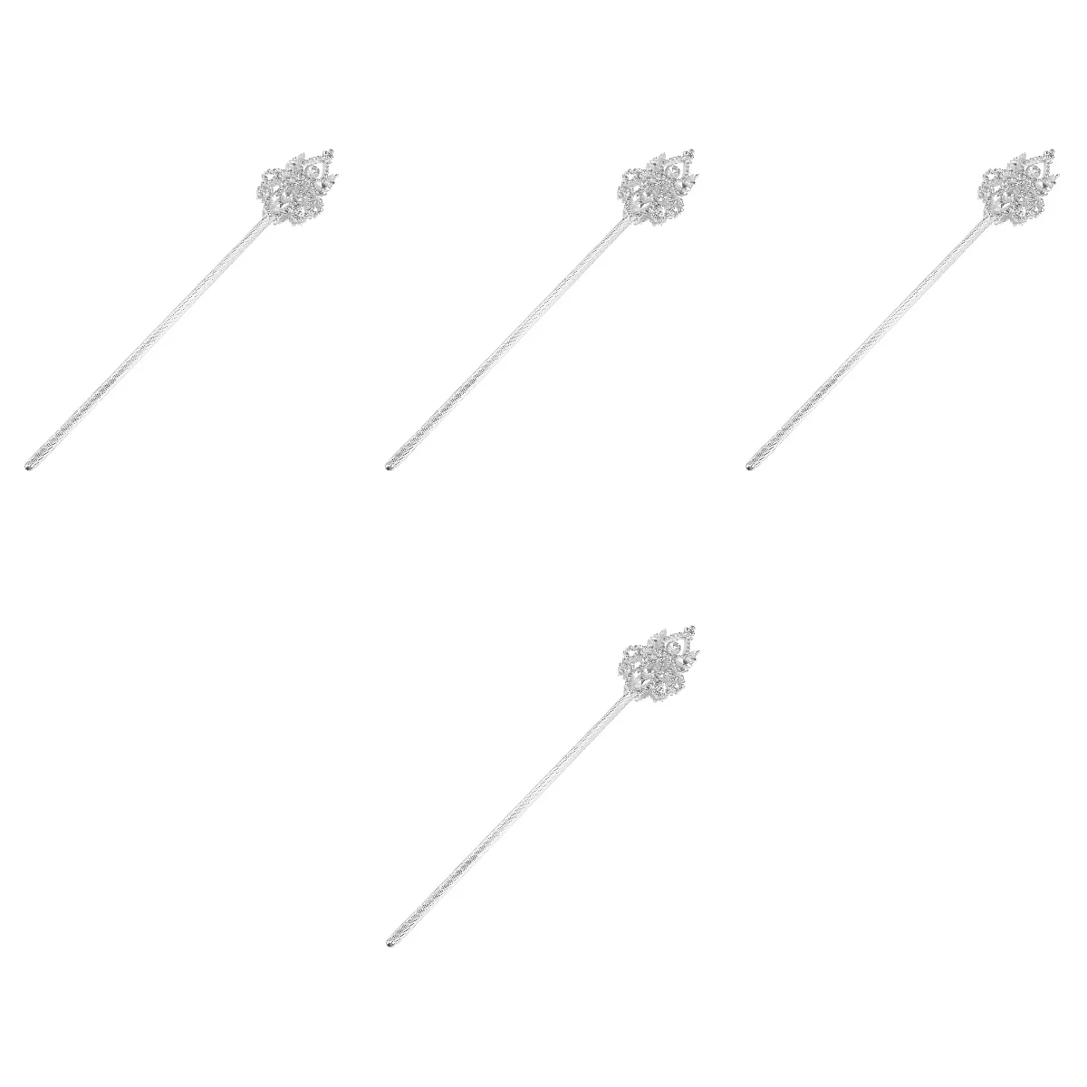 

4x Role Play Carnival Festival Costume Walking Stick Rhinestones Cane Cosplay Cane Cosplay Cane