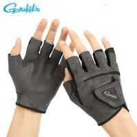 gamakatsu anti slip fishing gloves breathable fly fishing gloves wear resistant fingerless gloves for hiking driving hunting