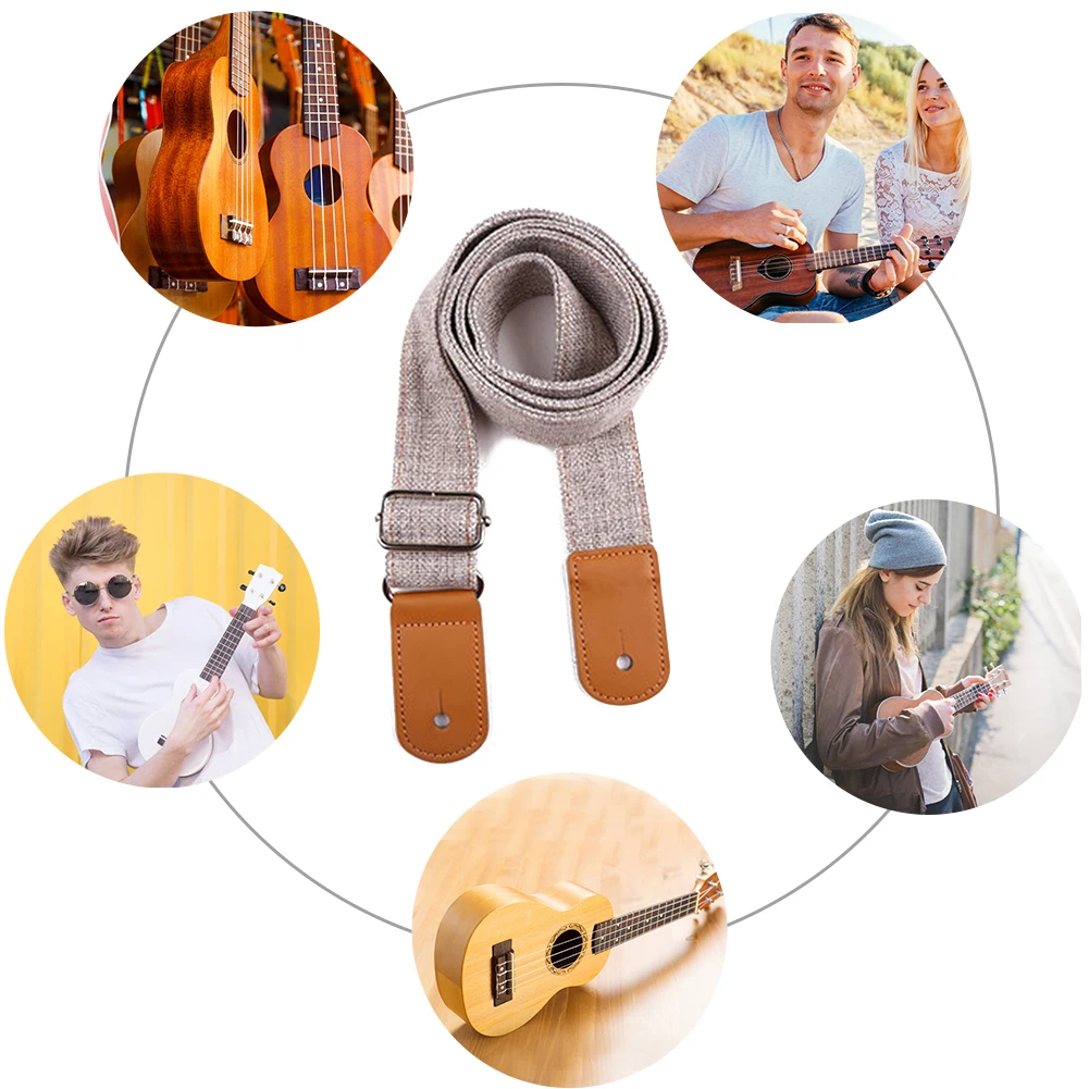 Акустическая искусственная гитара хлопковый льняной наплечный ремень для