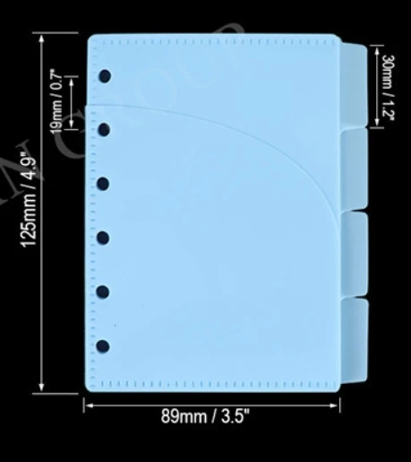 

Папки Coliky A6/A7 для переплета 6 колец
