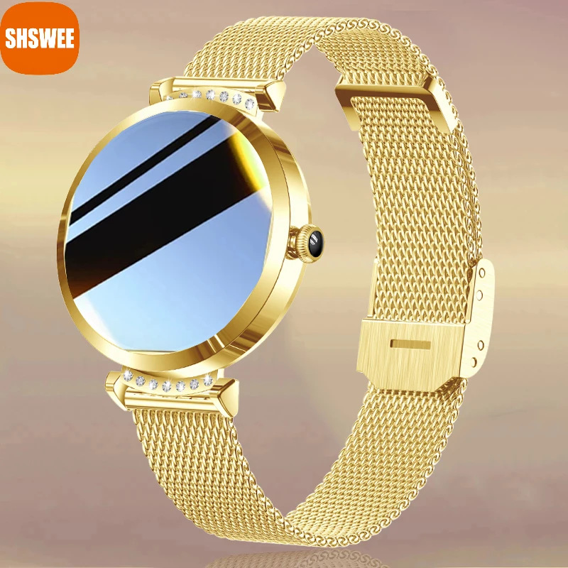

Ladies Smart Watch Fashion Women Heart Rate Health Tracker IP68 Waterproof Music Smartwatch Clock For Xiaomi Huawei ios