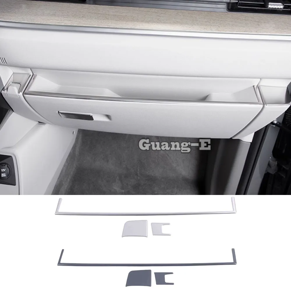 

Автомобильный перчаточный ящик из нержавеющей стали для Hyundai Custo 2021, 2022, 2023, 2024, декоративная крышка, рамка, Стик, аксессуары для интерьера