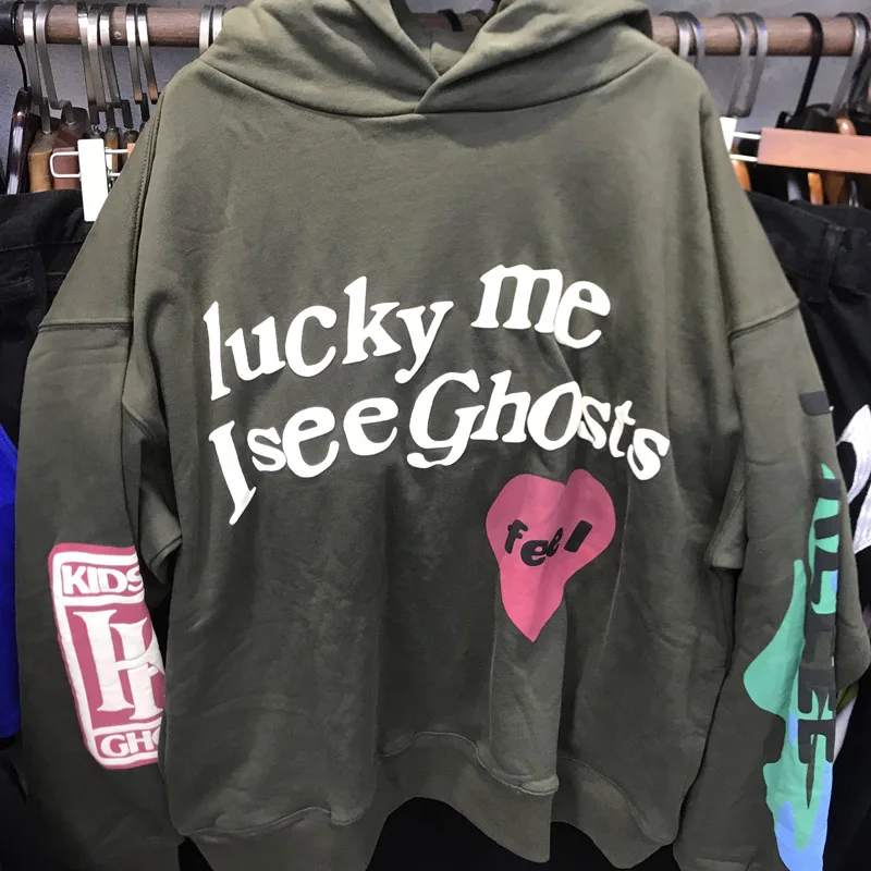 

2022 High Quality Sweatshirts Kanye West High Street Oversize Hip Hop Hoodie Sweatshirts Men Women