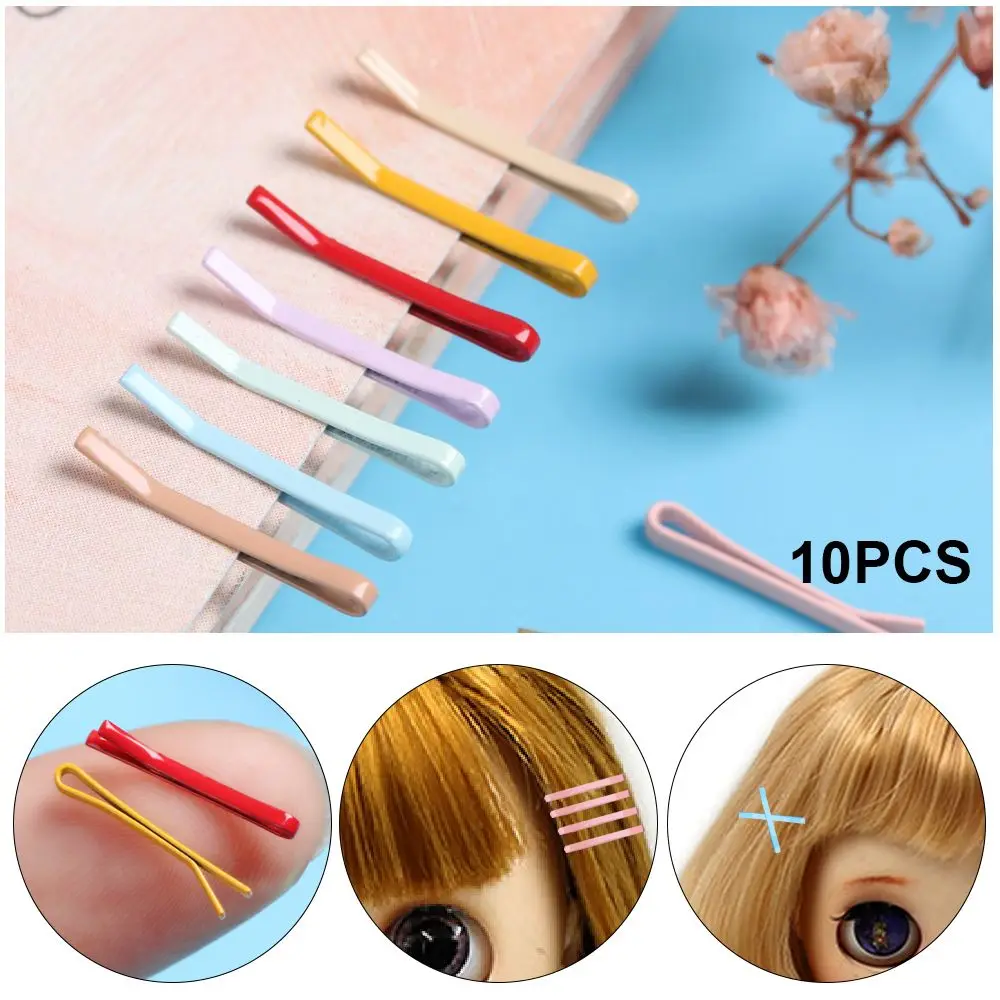 

Hairpin Princess Kids Toys Girl Birthday Gift Doll Head Clips Mini Metal Headclip Headwear Hairclip Children Hair Clip