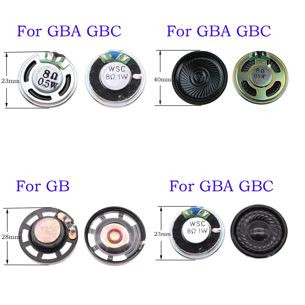 1 шт. 23 мм 28 40 сменный Динамик Громкий динамик для Nintendo Game Boy Color Advance GBO GB GBC GBA Video Speaker