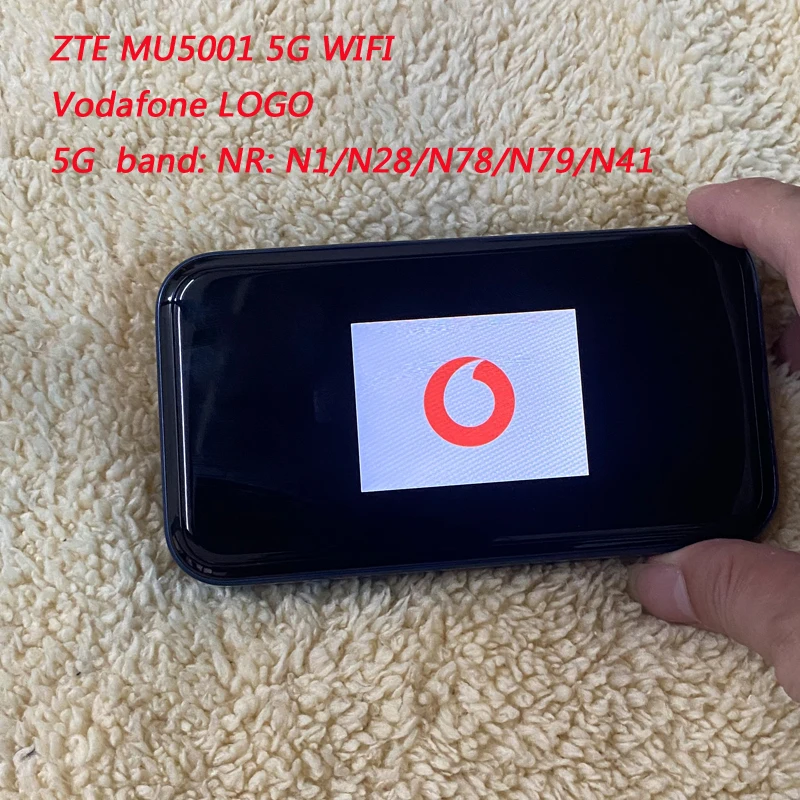 ZTE MU5001 5g router with SIM card Mobile Hotspot Sub6 5G Networks Gigabit speed MU5001 2.4 Inch touch screen4500mAh batter