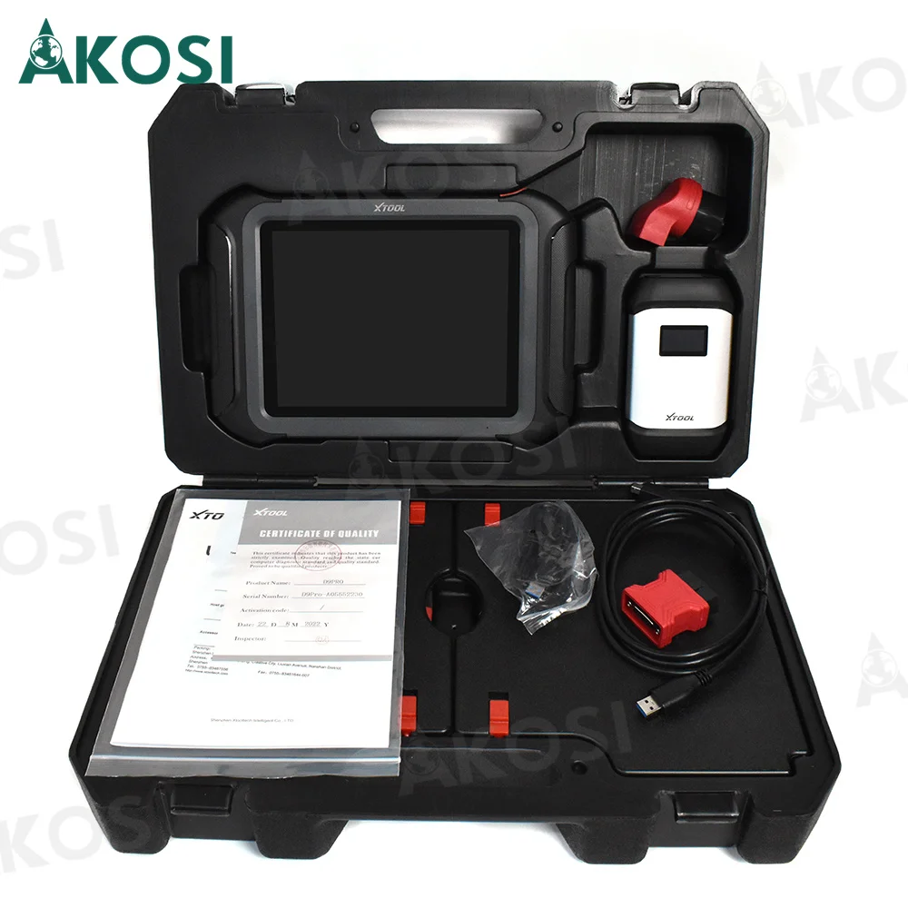 

Система полного сканирования XTOOL D9 PRO OBD2, двунаправленный диагностический инструмент, кодирование ECU, активное тестирование ECU