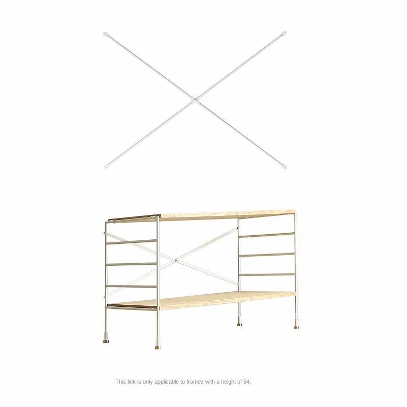 

Japanese storage rack short trapezoidal rack cross bar accessories