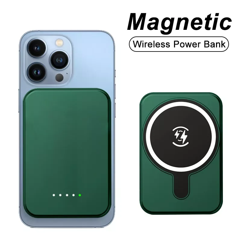 

NEW2022 Magnetic Power Bank 5000mAh For iPhone 13 12 11 Pro Portable Wireless Charging PowerBank USB PoverBank External Battery