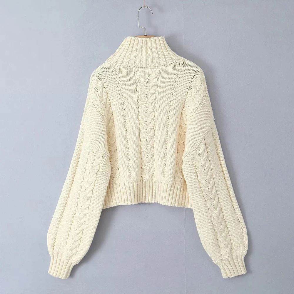 Женский вязаный пуловер TWOTWINSTYLE