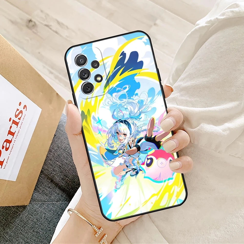 Чехол для телефона Genshin Impact Muinaa Samsung Galaxy S25 S24 S21 S23 S22 S20 Ultra Fe Plus A34 A54 A24 A52 A53 M54 Cover