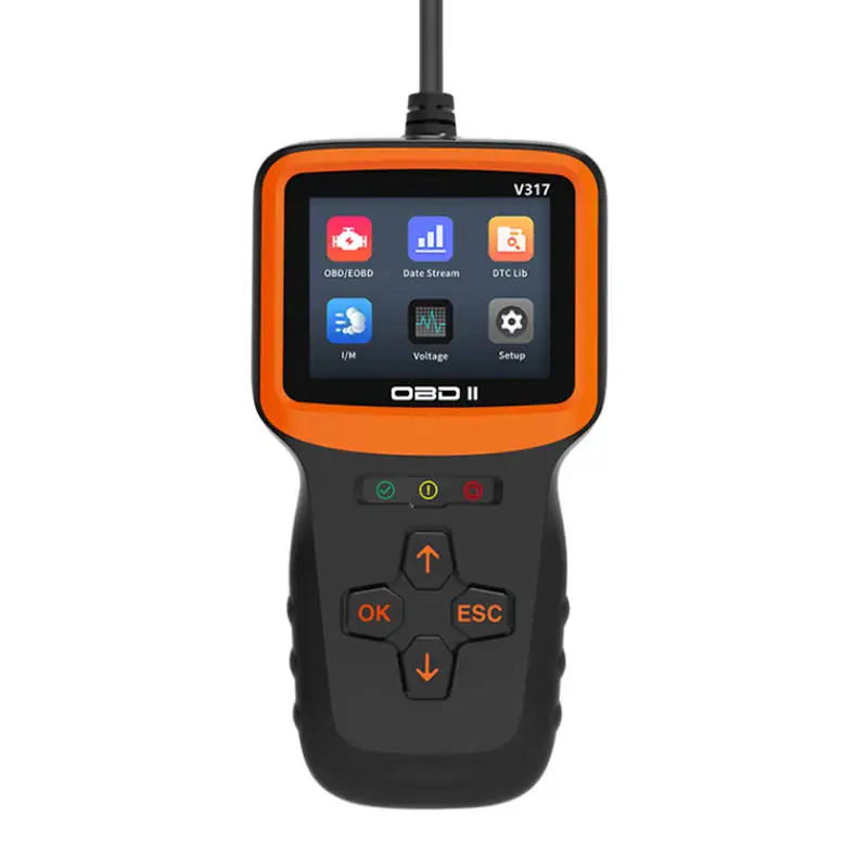 Горячая Распродажа, новейший автомобильный сканер OBD2 V317, считыватель автомобильных кодов с цветным дисплеем, OBDII, диагностические инструменты для автомобилей для всех автомобилей (art.: 3920d089af8cc) - 3920d089af8cc