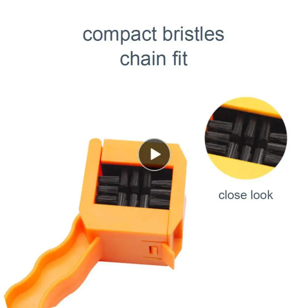 

Abs Cleaner Scrubber Head Brush Full-wrap Brush Chain General Fully Wrapped Gear Brush Bicycle Chain Clean Scrubber Nylon