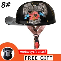 motorcycle helmet retro riding helmet scooter personalized baseball cap half helmet for honda cbr125r cbr150r cbr250rrr cbr300r