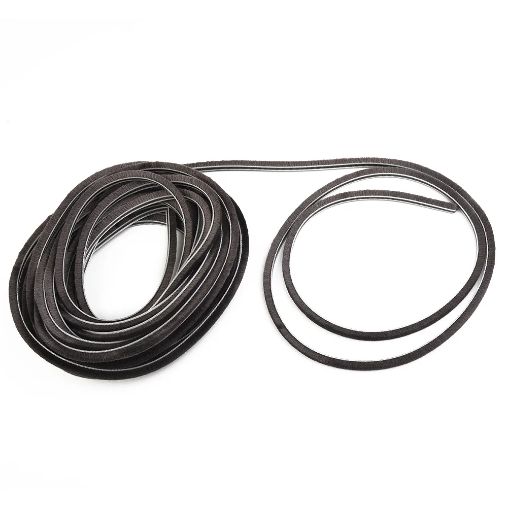 

1pc 10m Draught Excluder Brush Pile Seal Strip Door Weatherstrip Sound Insulation Sealing Tape Door Accessory Foam